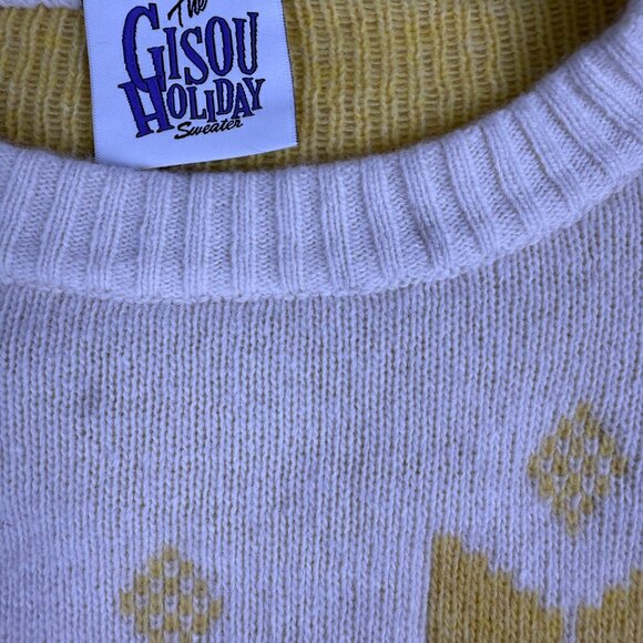 Gisou 2022 Holiday Limited Edition Ugly Christmas Sweater Womens OS Pastel - Picture 6 of 10